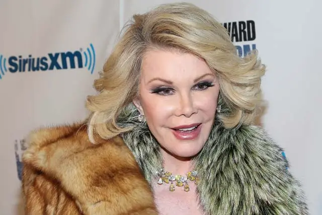 Joan Rivers earlier this year.
